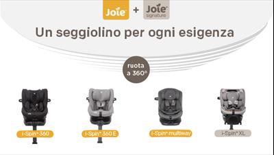 Seggiolini auto rotativi Joie i-Spin: uno per ogni esigenza