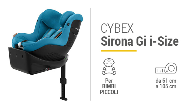 Cybex Sirona Gi i-Size - Miglior seggiolino da 3-15 mesi a 4 anni - Guida all'acquisto
