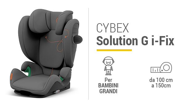 Cybex Solution G i-Fix - Miglior seggiolino da 3 a 12 anni - Guida all'acquisto