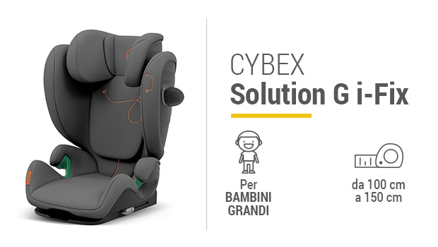 Cybex Solution G i-Fix - Miglior seggiolino crash test - Guida all'acquisto