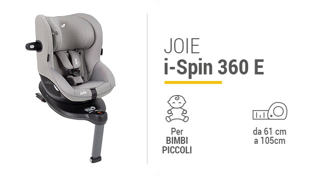 Joie i-Spin 360 E - Miglior seggiolino crash test - Guida all'acquisto