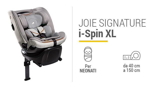 Joie Signature i-Spin XL - Miglior seggiolino dalla nascita a 6-12 anni - Guida all'acquisto