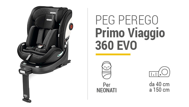 Peg Perego Primo Viaggo 360 EVO - Miglior seggiolino dalla nascita a 6-12 anni - Guida all'acquisto
