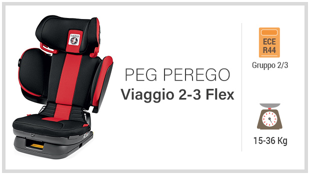 Peg Perego Viaggio 2-3 Flex - Miglior seggiolino 15-36 kg - Guida all'acquisto