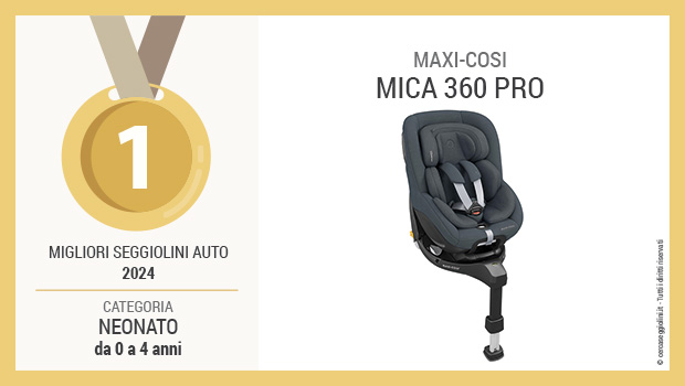 Miglior seggiolino 2024 dalla nascita ai 4 anni - Maxi-Cosi Mica 360 Pro